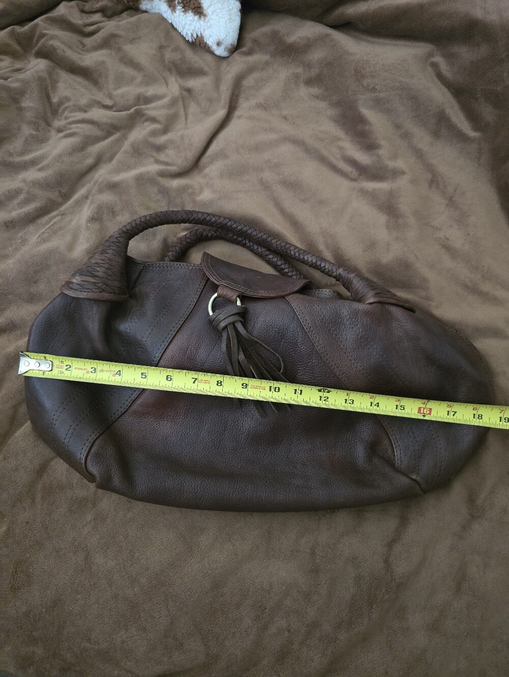 American Darling Rich Brown Leather Hobo Bag - Picture 6 of 9